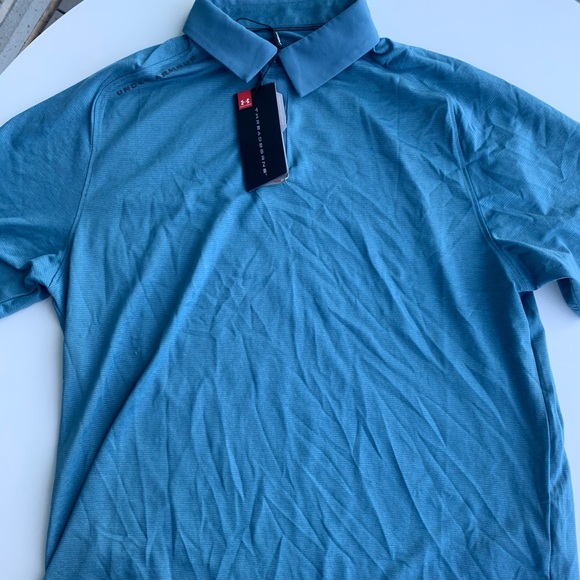 Under Armour Golf Shirt- L - Picture 1 of 5